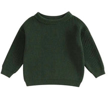 Load image into Gallery viewer, Personalized Hand Embroidered Custom Baby and Toddler Chunky Sweater