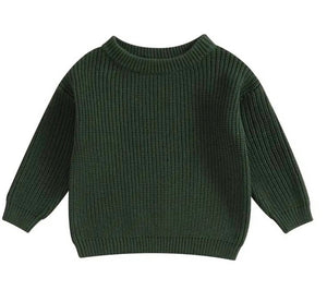 Personalized Hand Embroidered Custom Baby and Toddler Chunky Sweater