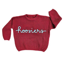 Load image into Gallery viewer, Personalized Hand Embroidered Custom Baby and Toddler Chunky Sweater