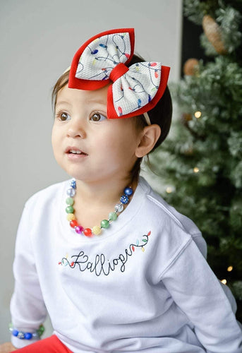 Embroidered Twinkle Crewneck
