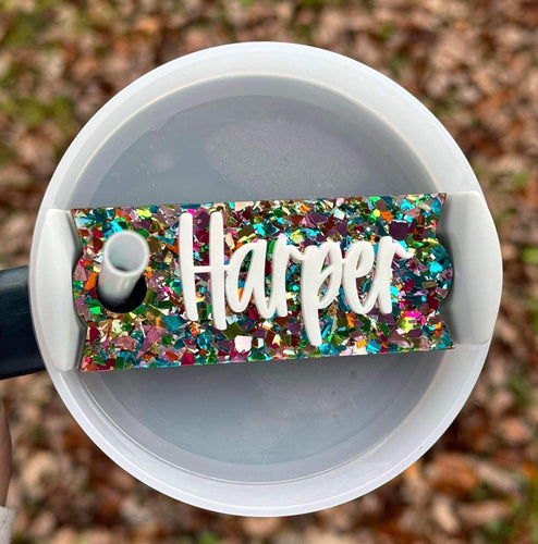 Tumbler Name Toppers