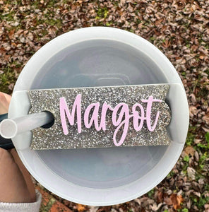 Tumbler Name Toppers