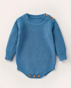 Keepsake Embroidered Knit Oversized Sweater Romper