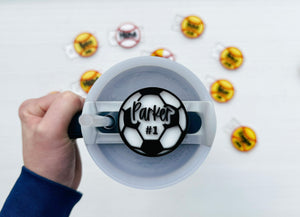 Personalized Sports Tumbler Topper