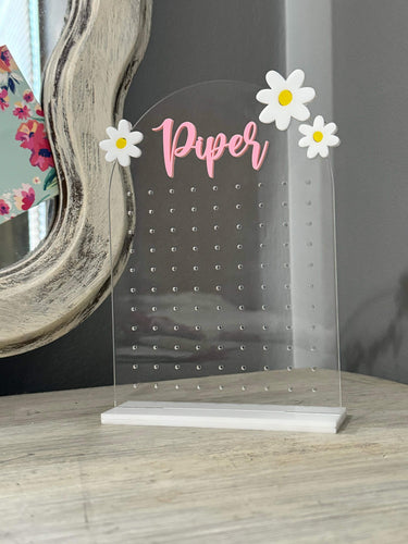 Personlized Earring Holder