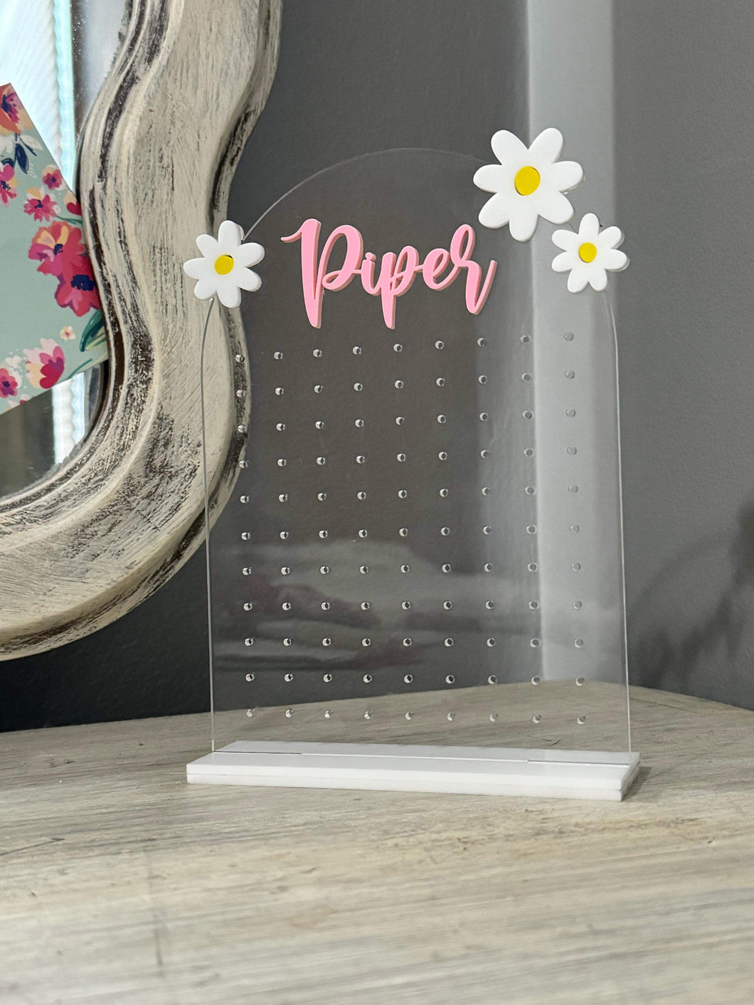 Personlized Earring Holder