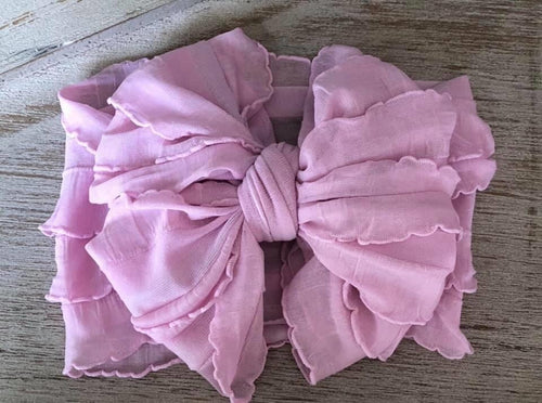Ruffled Big Messy Headwraps