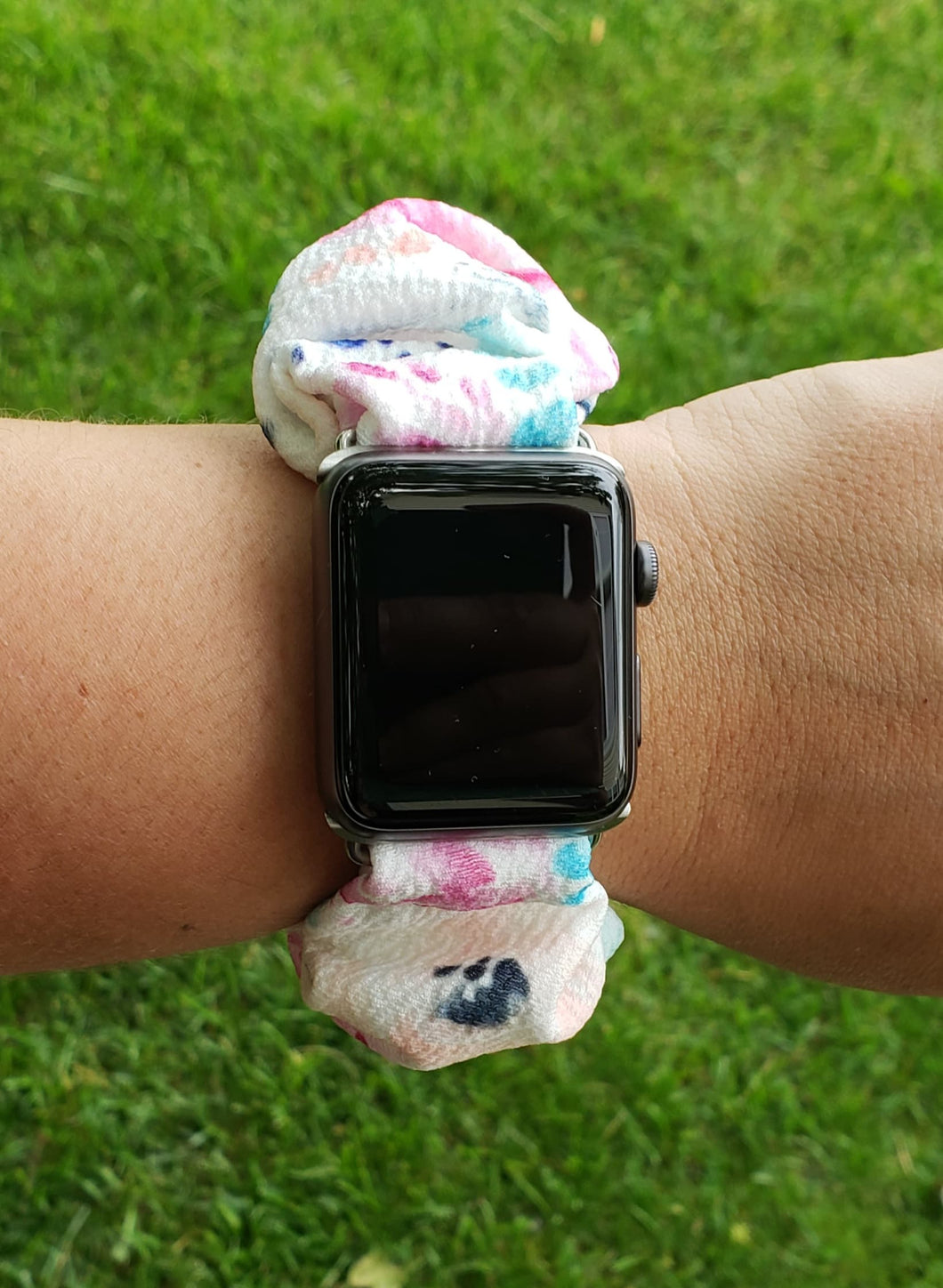 Spring Fling Scrunchie Watch Band