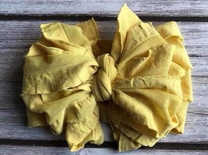 Ruffled Big Messy Headwraps