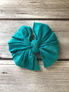 Sea Mist Big Messy & Mini Messy Ruffle Bows