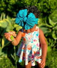 Load image into Gallery viewer, Sea Mist Big Messy &amp; Mini Messy Ruffle Bows