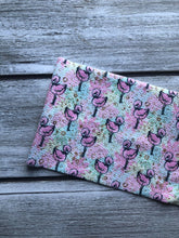 Load image into Gallery viewer, Summer in Paradise Skirted Bummies  (Available in Flamingo, Sea Turtle, and Hibiscus Honeymoon)