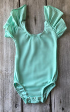 Load image into Gallery viewer, Solid Pastel Flutter Sleeved Leos (six color options)