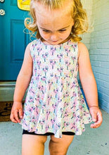 Load image into Gallery viewer, Summer in Paradise Peplum (Available in Flamingo, Sea Turtle, and Hibiscus Honeymoon)