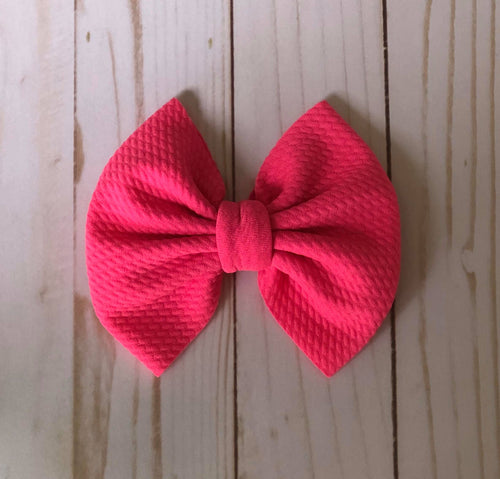 Hot Pink Big Bows & Piggies