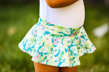 Load image into Gallery viewer, Summer in Paradise Skirted Bummies  (Available in Flamingo, Sea Turtle, and Hibiscus Honeymoon)