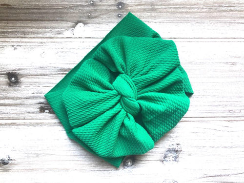 Kelly Green Big Messy Bows