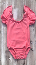 Load image into Gallery viewer, Solid Flutter Sleeved Leos (four color options)