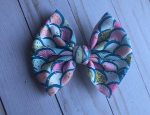 Under The Sea Big Bow Clips, Nylons & Piggies