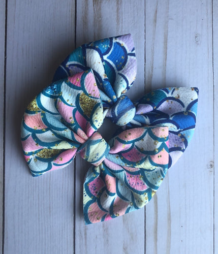 Under The Sea Big Bow Clips, Nylons & Piggies