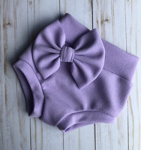 Solid Lilac & Lt Aqua Bummies