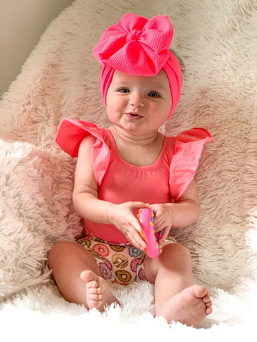Hot Pink Big Messy Bows