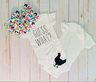 Guess What Onesie