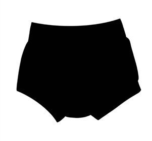 Solid Black Bummies