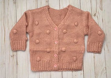 Load image into Gallery viewer, Oversized Pom Cardigans