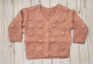 Oversized Pom Cardigans