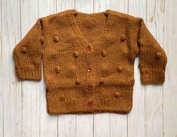 Oversized Pom Cardigans