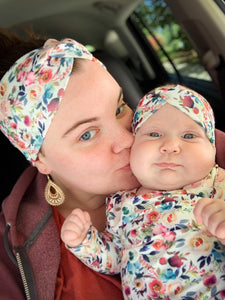 Mommy & Me Fall Floral Twist