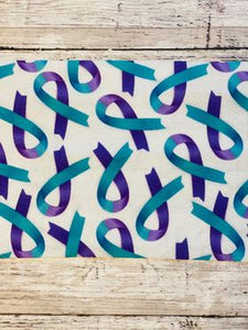 Purple & Teal Ribbon BB Nylons, BB Clips, Piggies, Big Messy & Twists