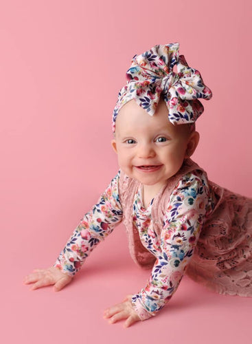 Fall Floral Big Messy Headwrap