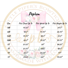 Load image into Gallery viewer, Fall Floral Peplum