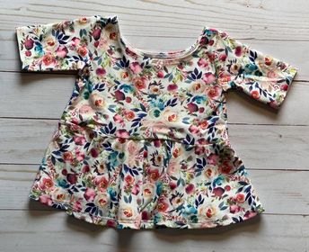 Fall Floral Peplum