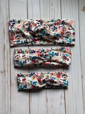 Mommy & Me Fall Floral Twist