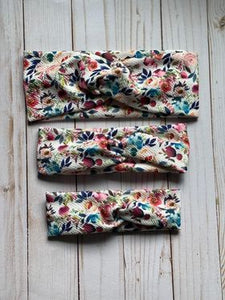 Mommy & Me Fall Floral Twist