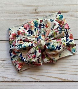 Fall Floral Big Messy Headwrap