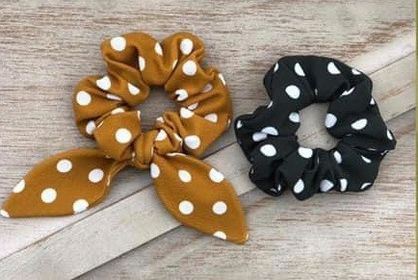 Mommy Polka Dot Scrunchies