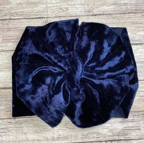 Sapphire Velvet Big Messy Headwraps