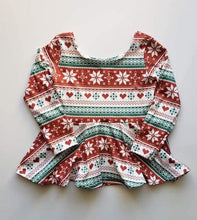 Load image into Gallery viewer, Deck the Halls Peplums (8 available print options)