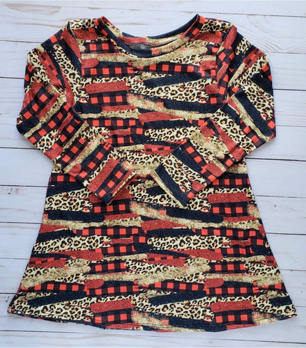 Deck the Halls Long Sleeved Tee Shirt Dresses (8 available print options)