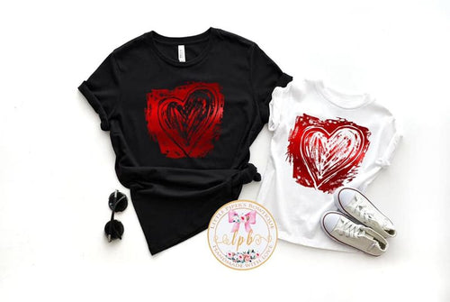Mommy Heart Tee Shirt