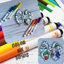 Free Color Me Bow
