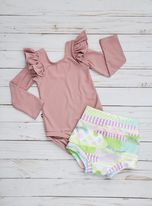 Long Sleeved Flutter Leo