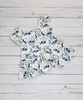 Boho Short Sleeved Peplum