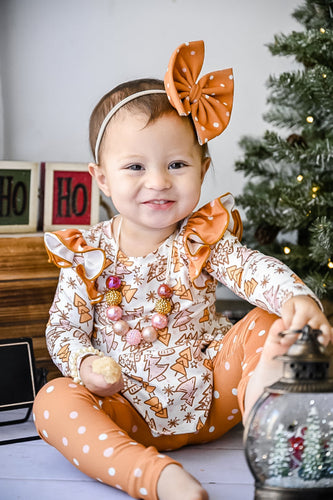 Christmas Cheer Fluttered Peplum
