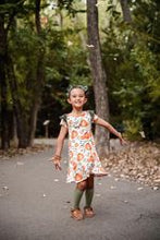 Load image into Gallery viewer, Autumn Ruffled Sleeved Tee Shirt Dress