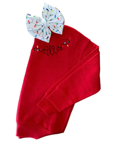 Embroidered Twinkle Crewneck